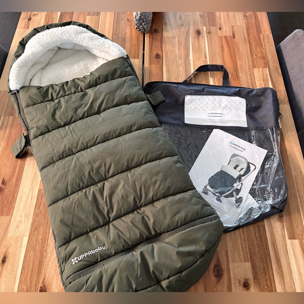 UPPAbaby Olive Green CozyGanoosh - Sherpa Lined